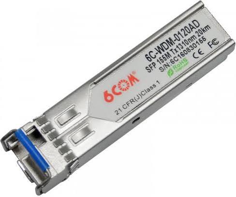 6COM 6C-WDM-0120AD SMF 155Mbps Fiber