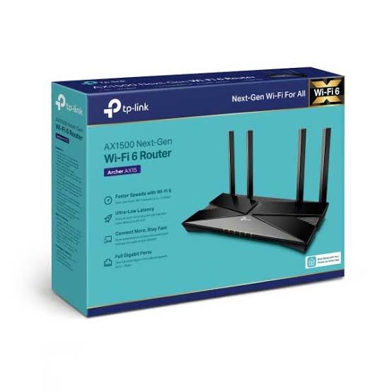 TPLink Archer AX15 AX1500 WiFi6 Router 1.5 Gbps Speeds