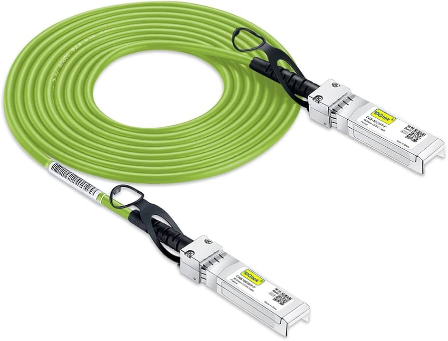 Green color 10G SFP+ DAC (direct attach copper) cable Deployment Considerations