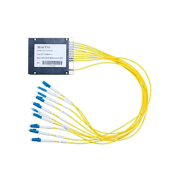 CWDM Mux DEMUX High Quality 8 Channel ABS Box WDM